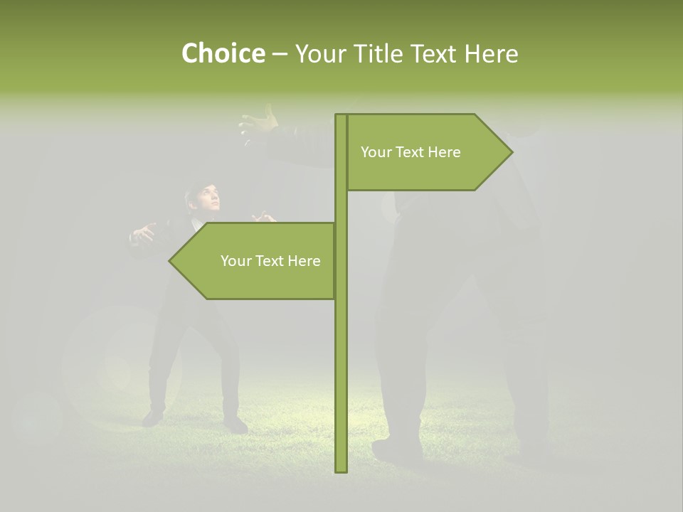 Corporate Competition Disagreement PowerPoint Template