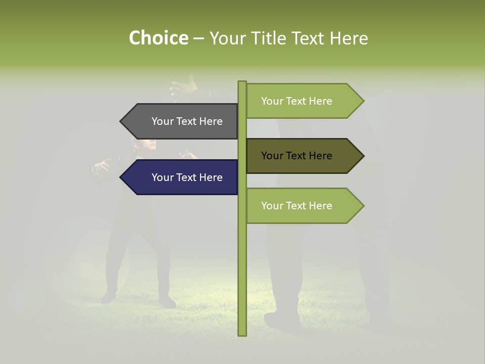 Corporate Competition Disagreement PowerPoint Template