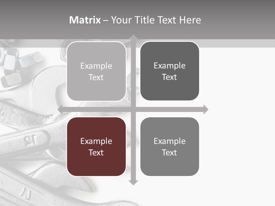 Instrument Metallic Construction PowerPoint Template