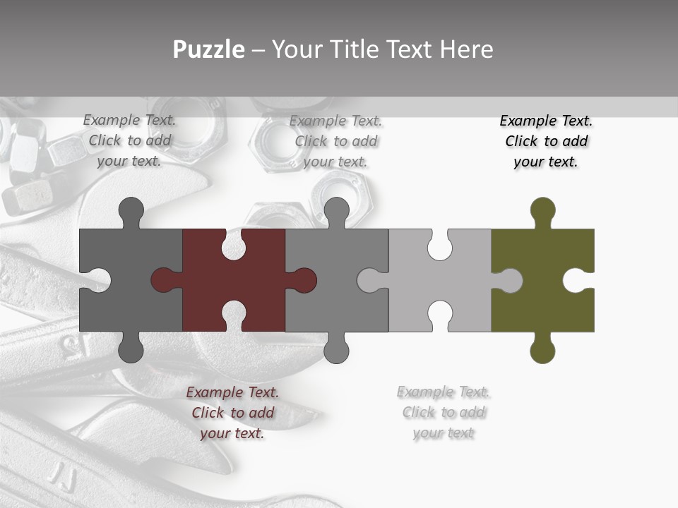 Instrument Metallic Construction PowerPoint Template