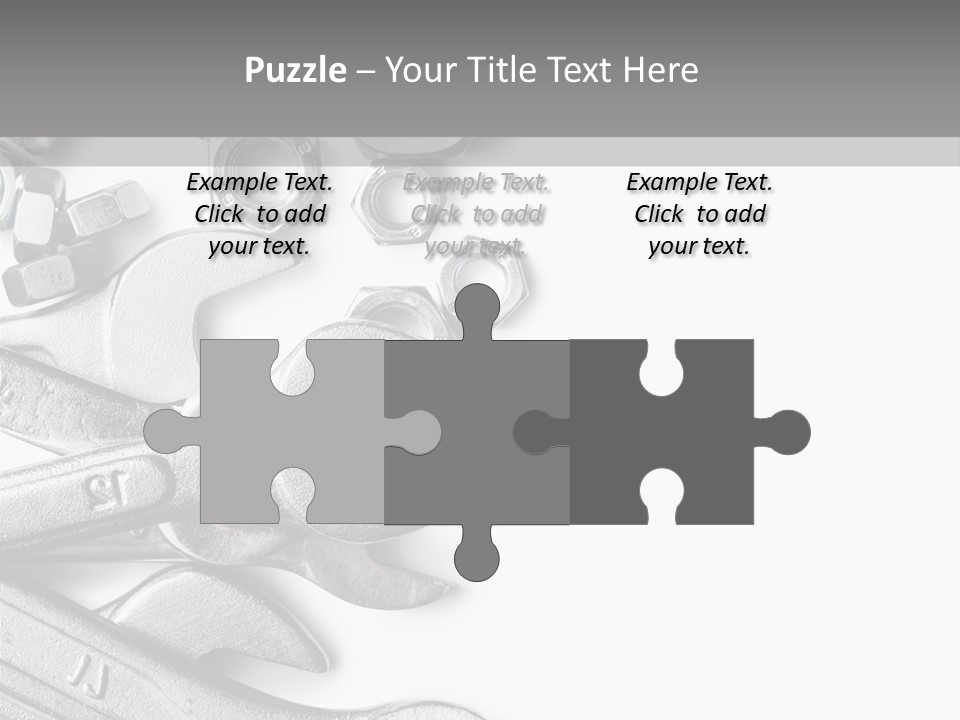 Instrument Metallic Construction PowerPoint Template