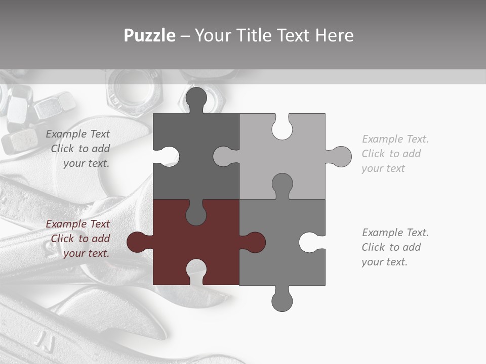 Instrument Metallic Construction PowerPoint Template