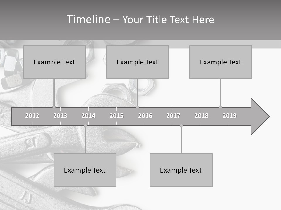 Instrument Metallic Construction PowerPoint Template