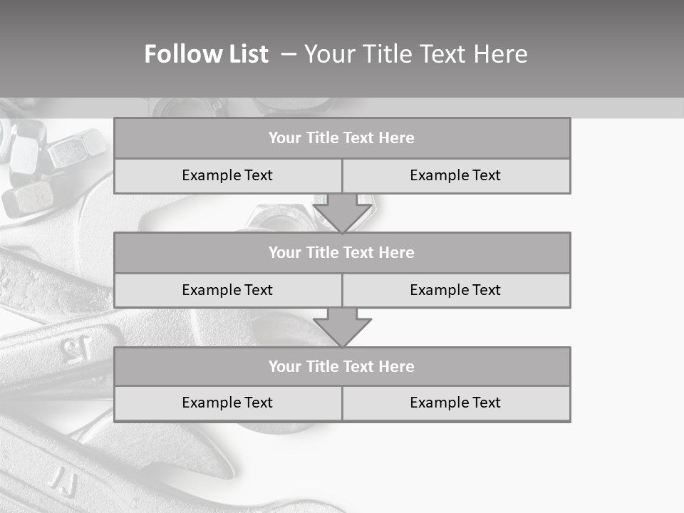 Instrument Metallic Construction PowerPoint Template