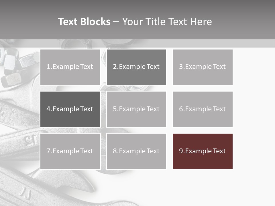 Instrument Metallic Construction PowerPoint Template