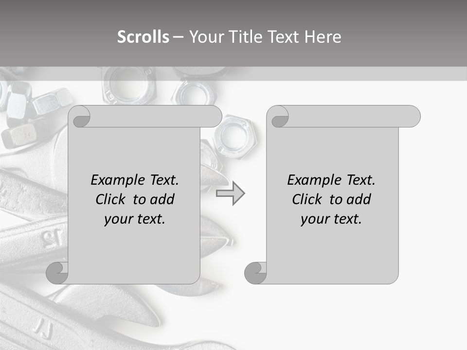 Instrument Metallic Construction PowerPoint Template