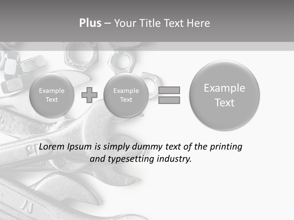 Instrument Metallic Construction PowerPoint Template