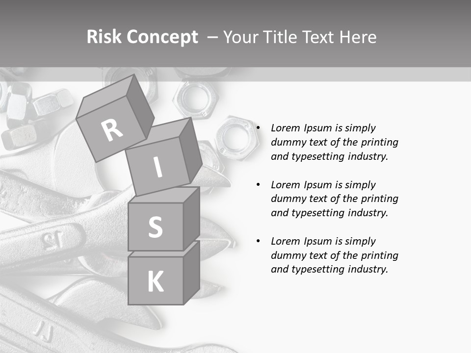 Instrument Metallic Construction PowerPoint Template