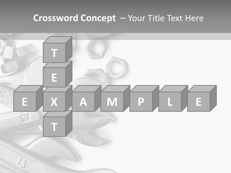Instrument Metallic Construction PowerPoint Template