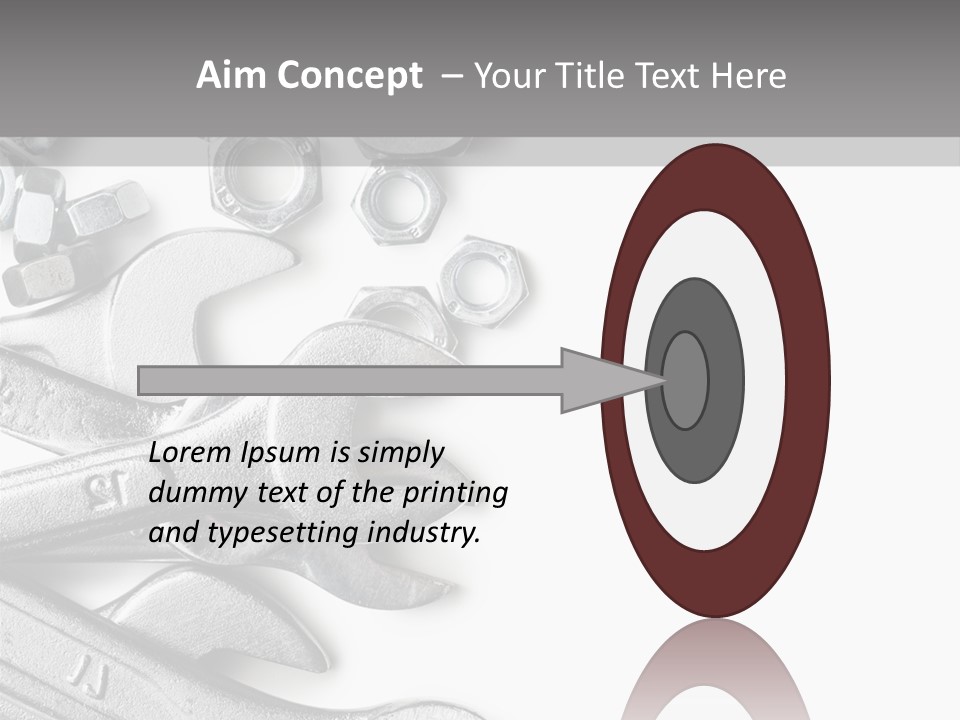 Instrument Metallic Construction PowerPoint Template