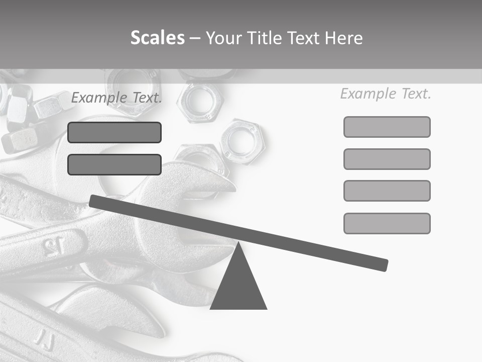 Instrument Metallic Construction PowerPoint Template