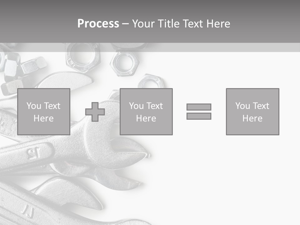 Instrument Metallic Construction PowerPoint Template