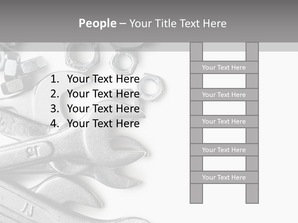 Instrument Metallic Construction PowerPoint Template