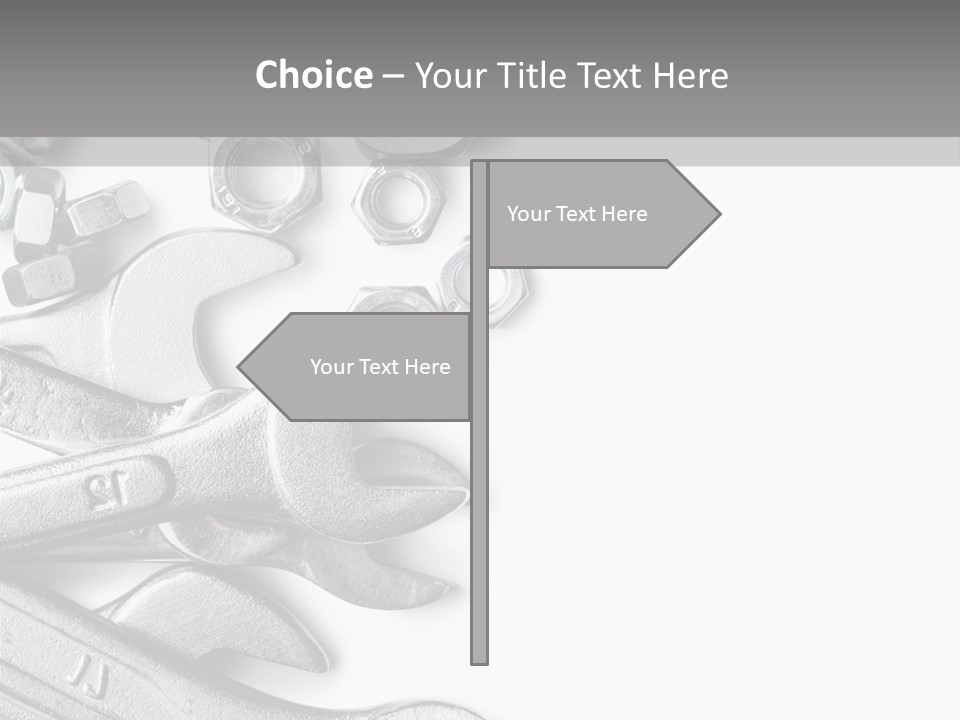 Instrument Metallic Construction PowerPoint Template