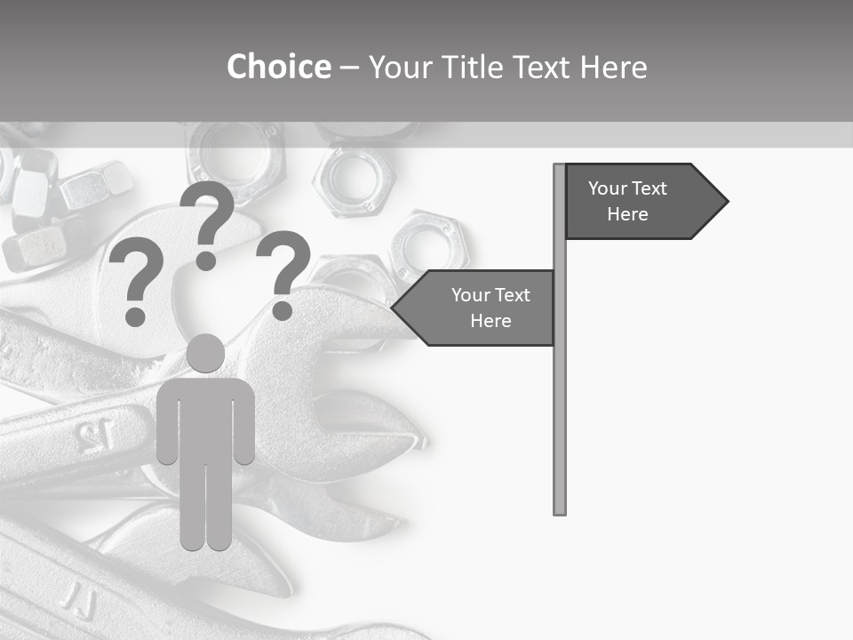 Instrument Metallic Construction PowerPoint Template