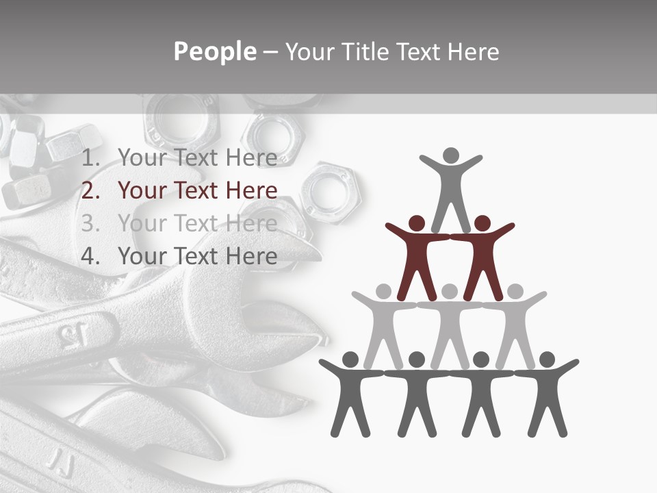 Instrument Metallic Construction PowerPoint Template