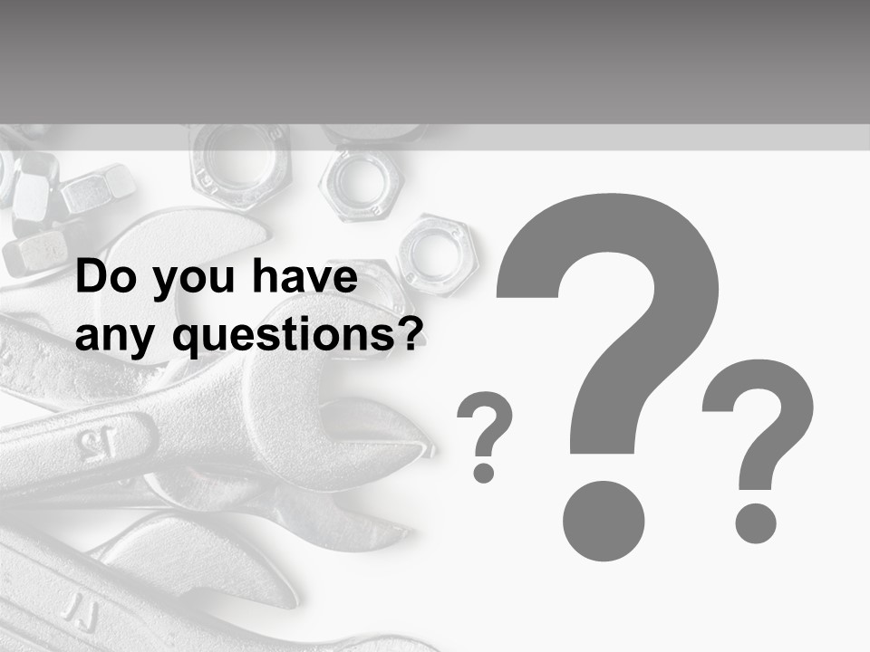 Instrument Metallic Construction PowerPoint Template