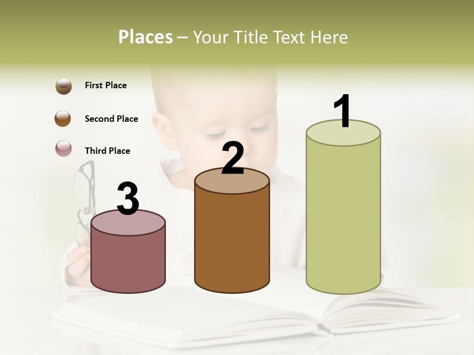 Young Beautiful Close Up PowerPoint Template