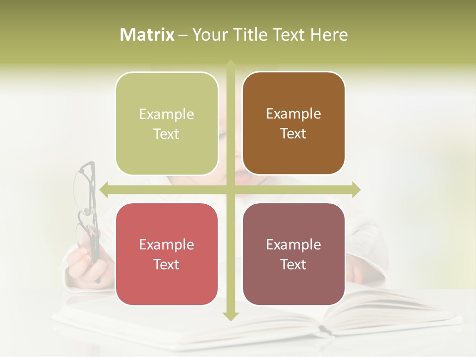 Young Beautiful Close Up PowerPoint Template