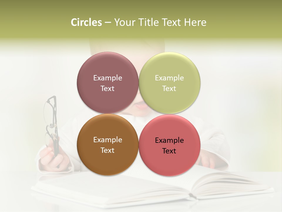 Young Beautiful Close Up PowerPoint Template