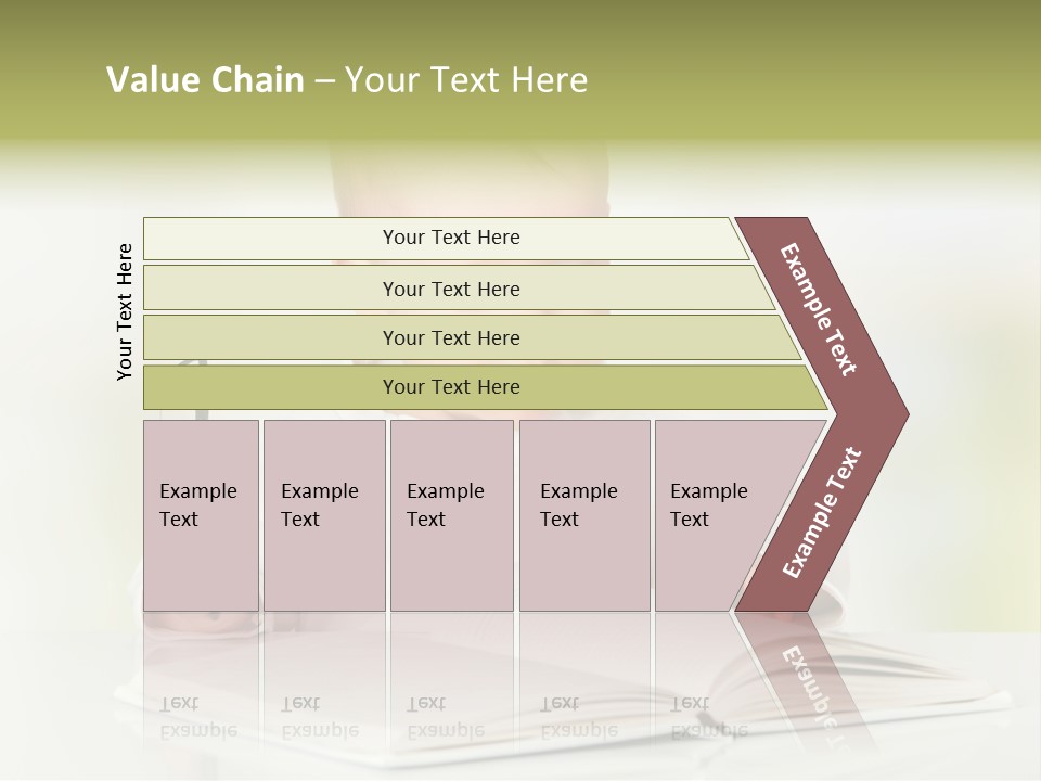 Young Beautiful Close Up PowerPoint Template