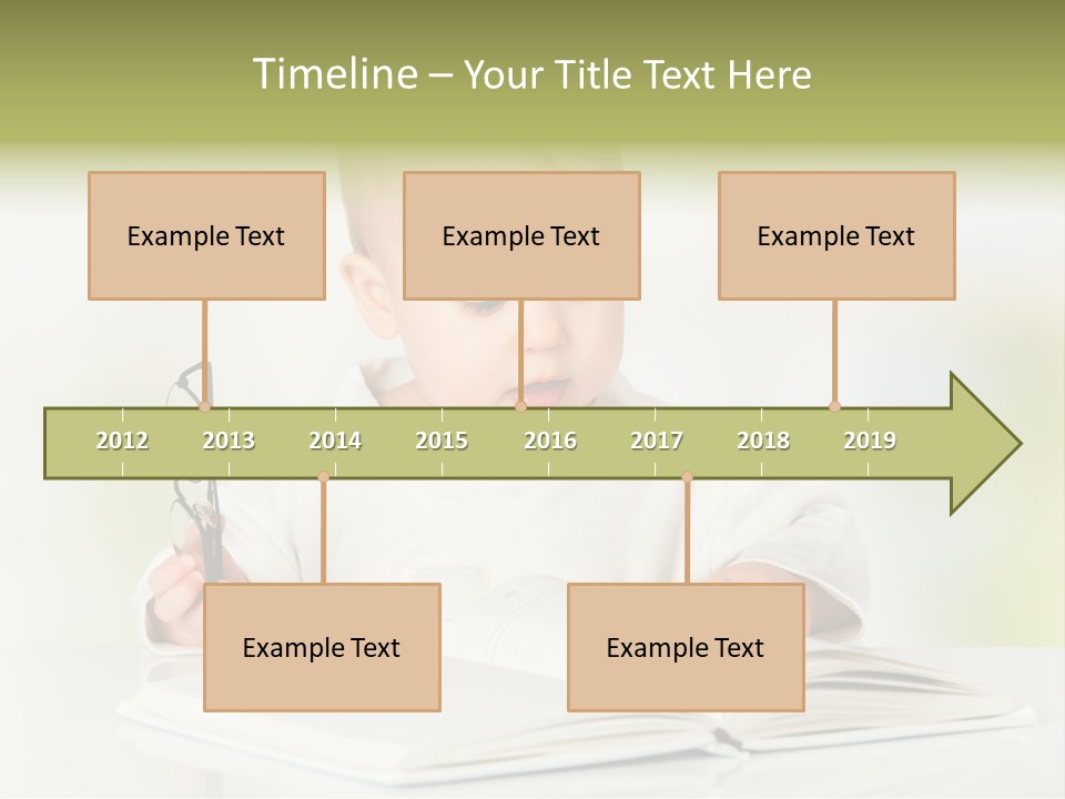 Young Beautiful Close Up PowerPoint Template