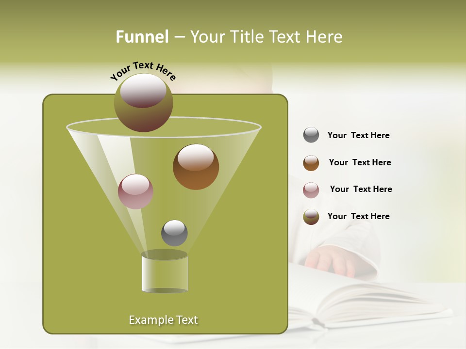 Young Beautiful Close Up PowerPoint Template