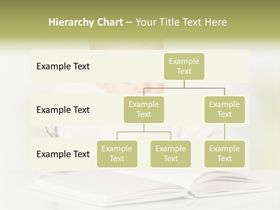 Young Beautiful Close Up PowerPoint Template
