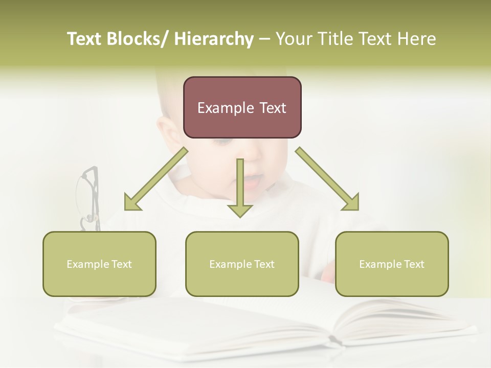 Young Beautiful Close Up PowerPoint Template