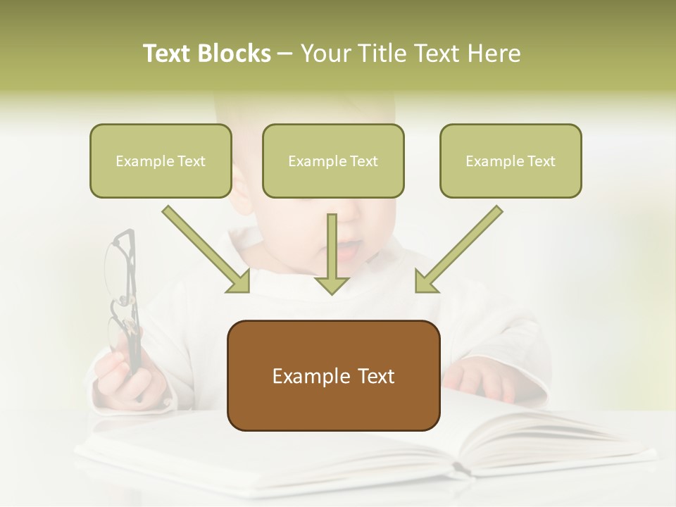 Young Beautiful Close Up PowerPoint Template