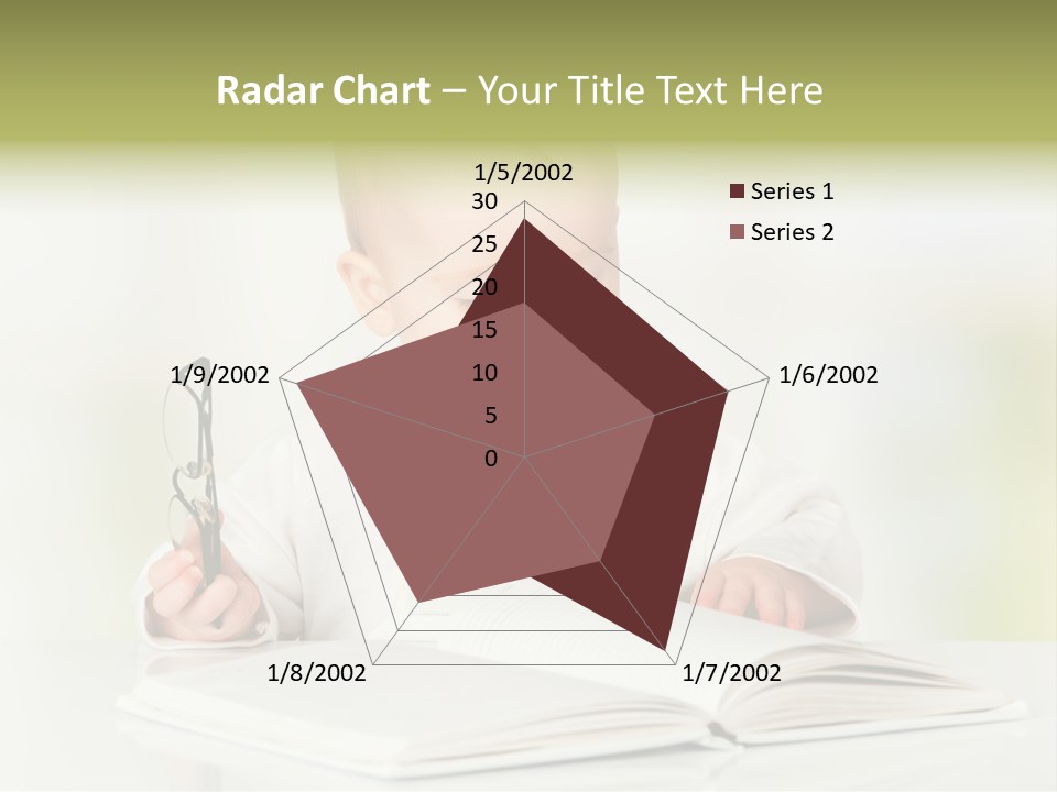 Young Beautiful Close Up PowerPoint Template