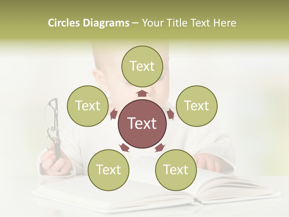 Young Beautiful Close Up PowerPoint Template