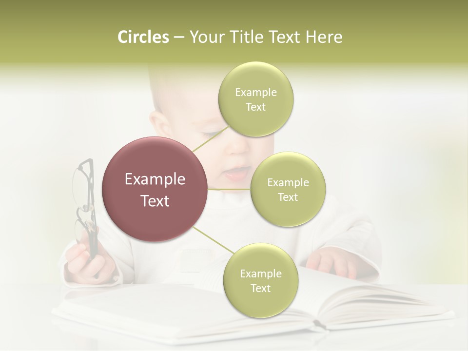 Young Beautiful Close Up PowerPoint Template