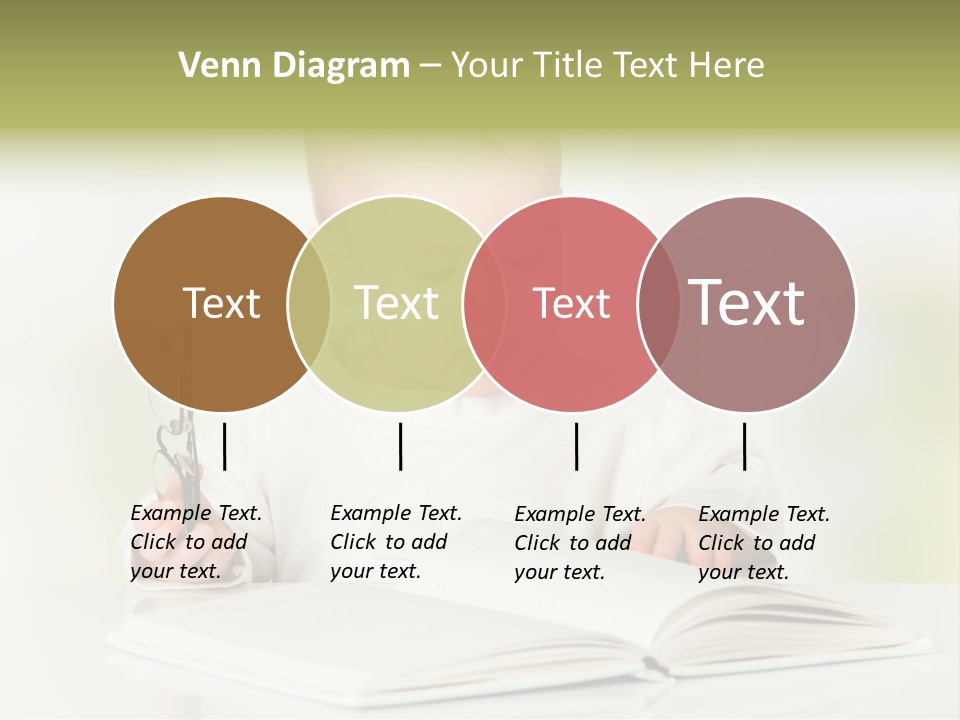 Young Beautiful Close Up PowerPoint Template