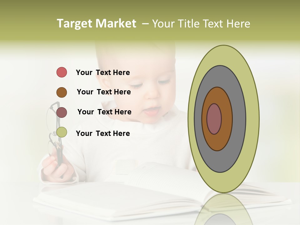 Young Beautiful Close Up PowerPoint Template