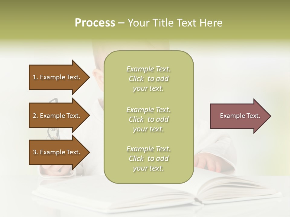 Young Beautiful Close Up PowerPoint Template