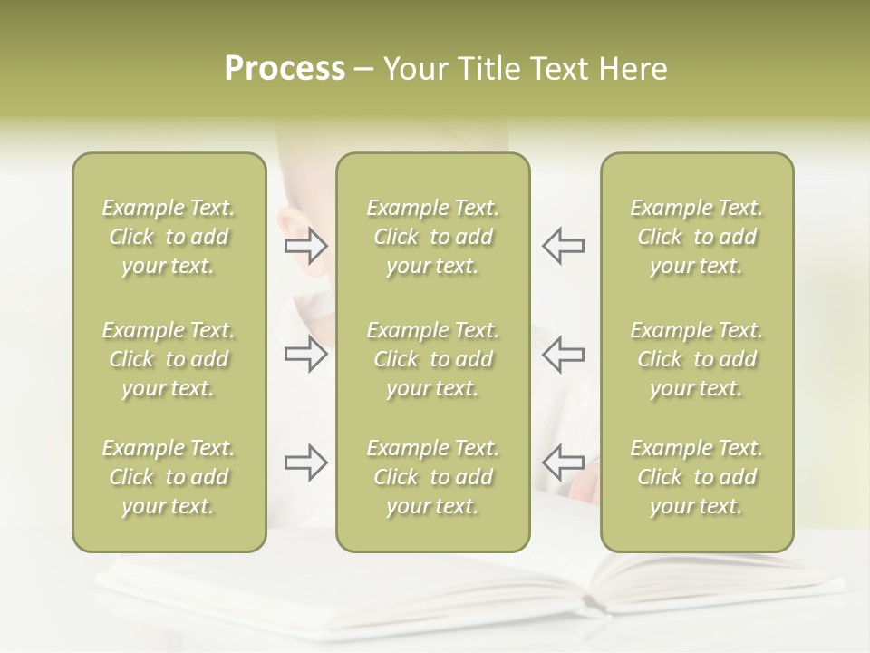 Young Beautiful Close Up PowerPoint Template
