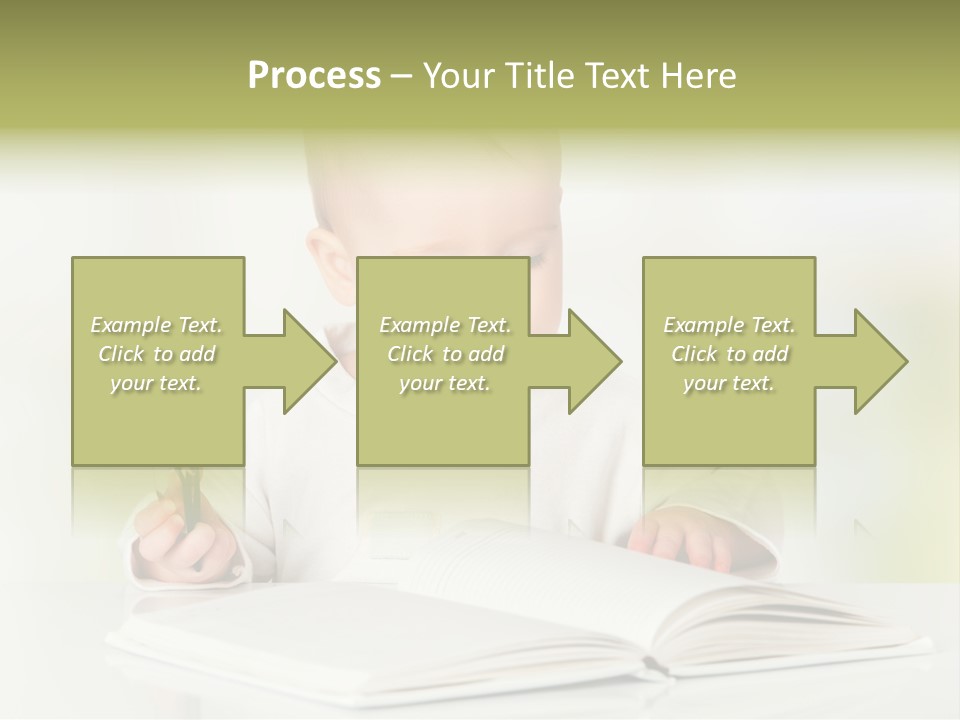 Young Beautiful Close Up PowerPoint Template