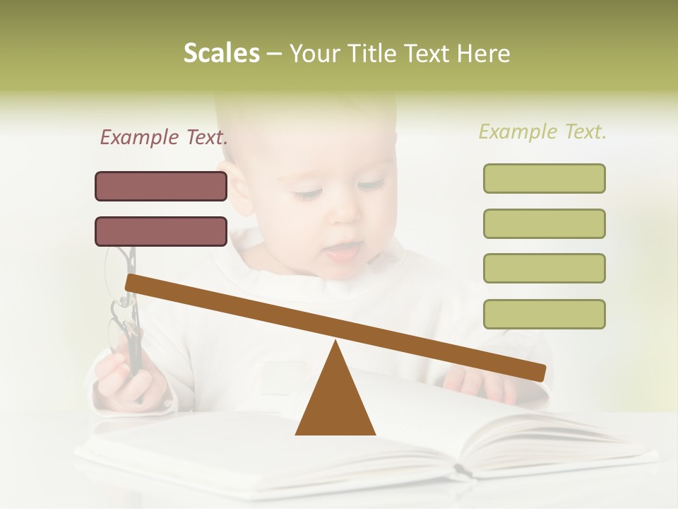 Young Beautiful Close Up PowerPoint Template