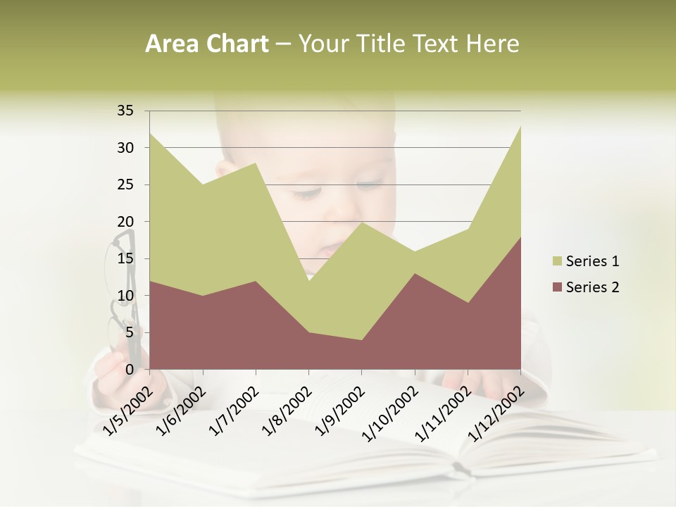 Young Beautiful Close Up PowerPoint Template