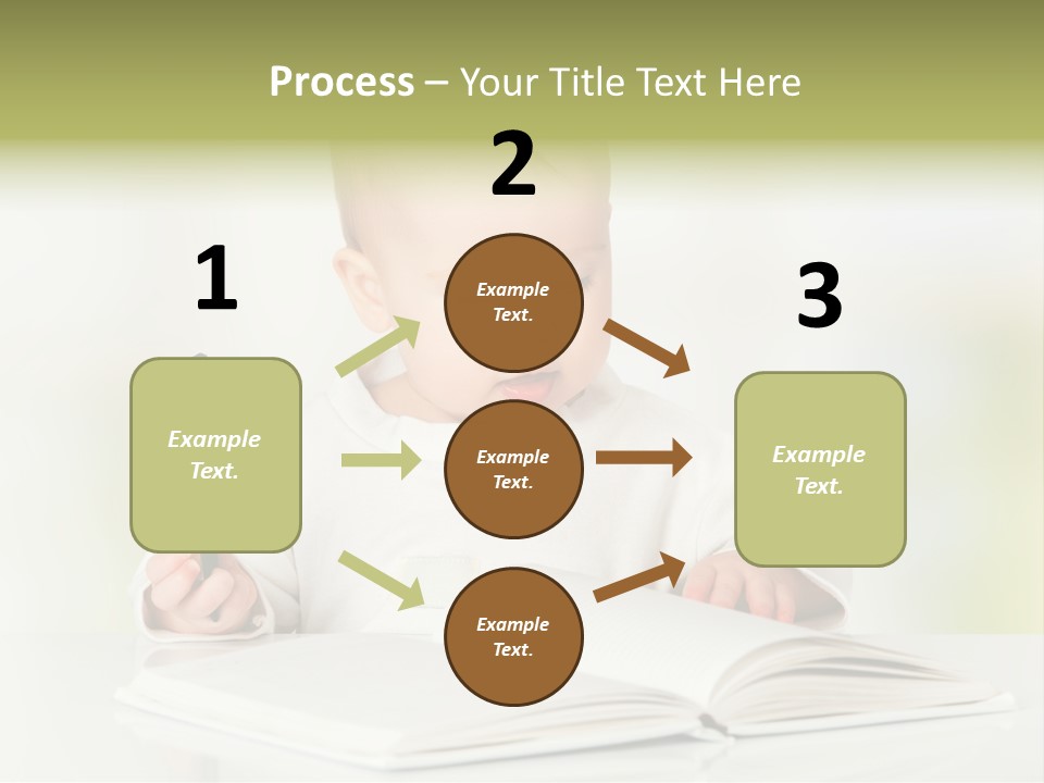 Young Beautiful Close Up PowerPoint Template