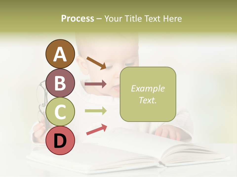 Young Beautiful Close Up PowerPoint Template