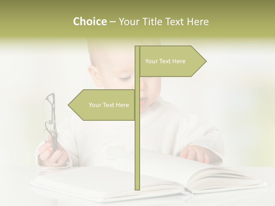 Young Beautiful Close Up PowerPoint Template