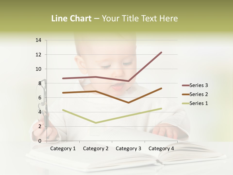 Young Beautiful Close Up PowerPoint Template