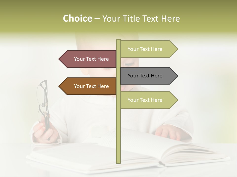 Young Beautiful Close Up PowerPoint Template