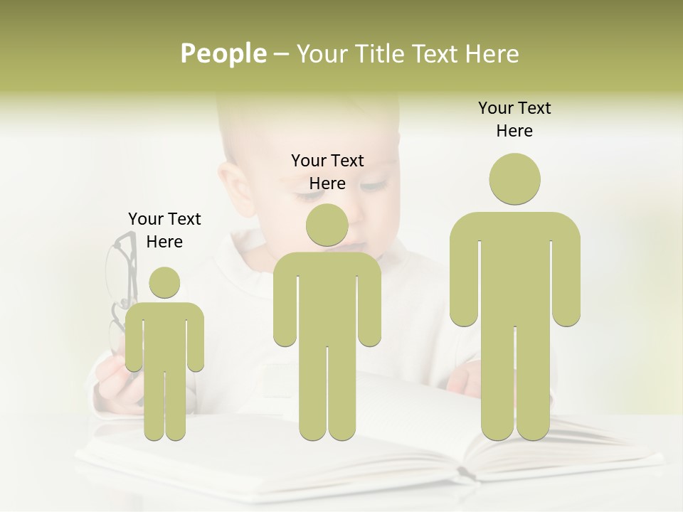 Young Beautiful Close Up PowerPoint Template