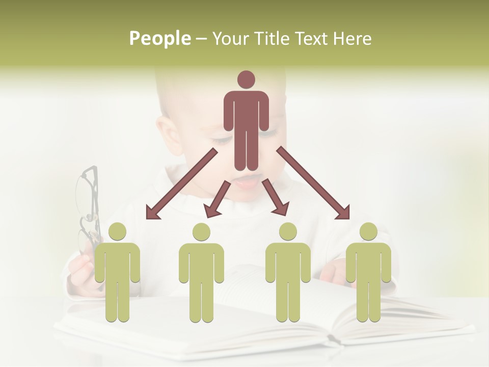 Young Beautiful Close Up PowerPoint Template