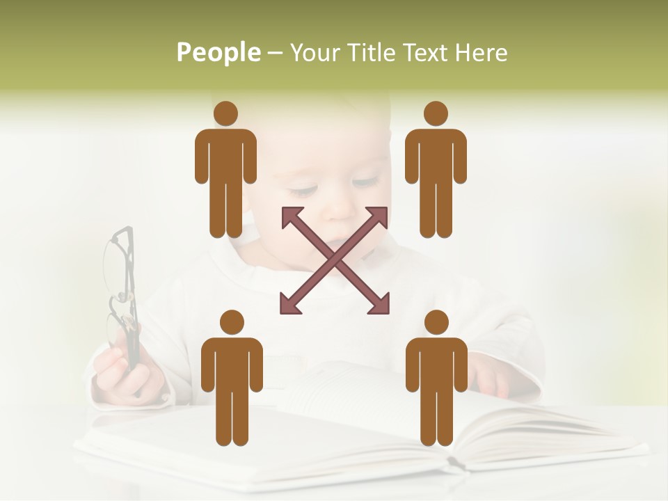 Young Beautiful Close Up PowerPoint Template