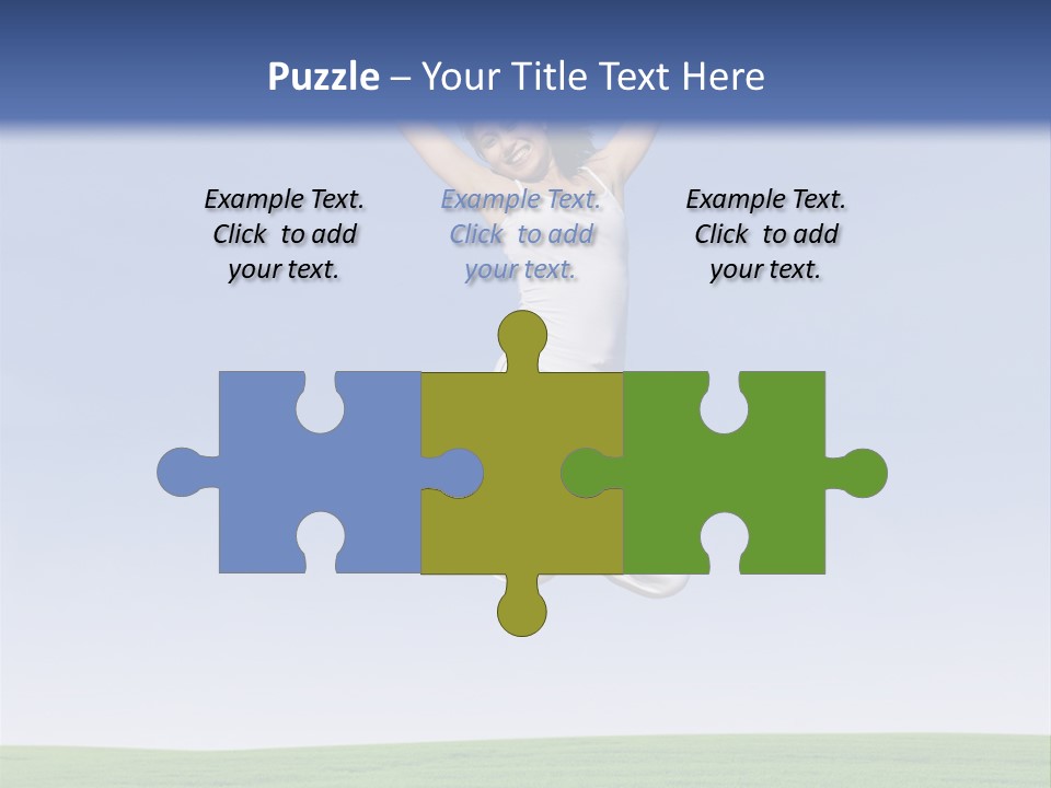 Spring Female Sunny PowerPoint Template