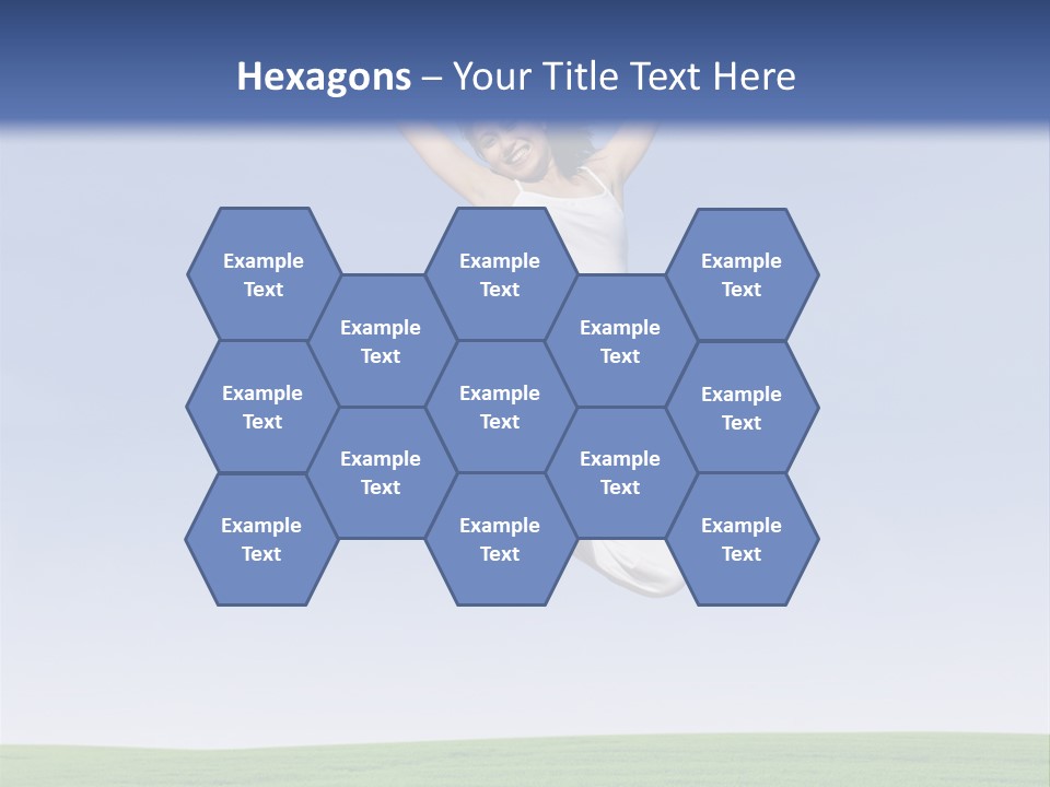 Spring Female Sunny PowerPoint Template